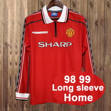 Load image into Gallery viewer, 98-99 MUFC Home Shirt - Long Sleeve
