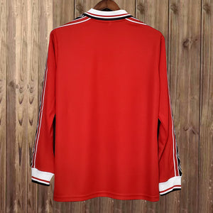 98-99 MUFC Home Shirt - Long Sleeve