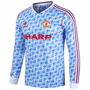 90-92 MUFC Away Shirt - Long Sleeve